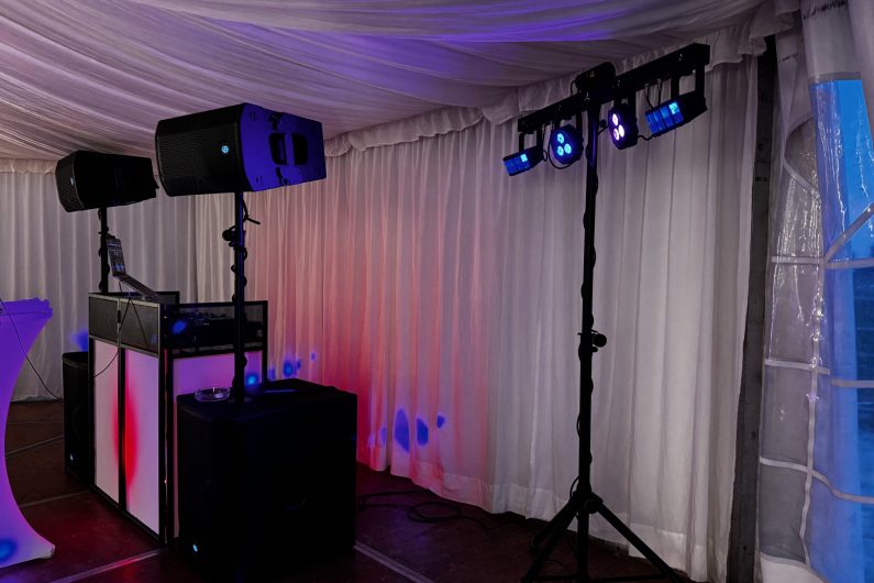 Hochzeits DJ Aufbau von Cuetime